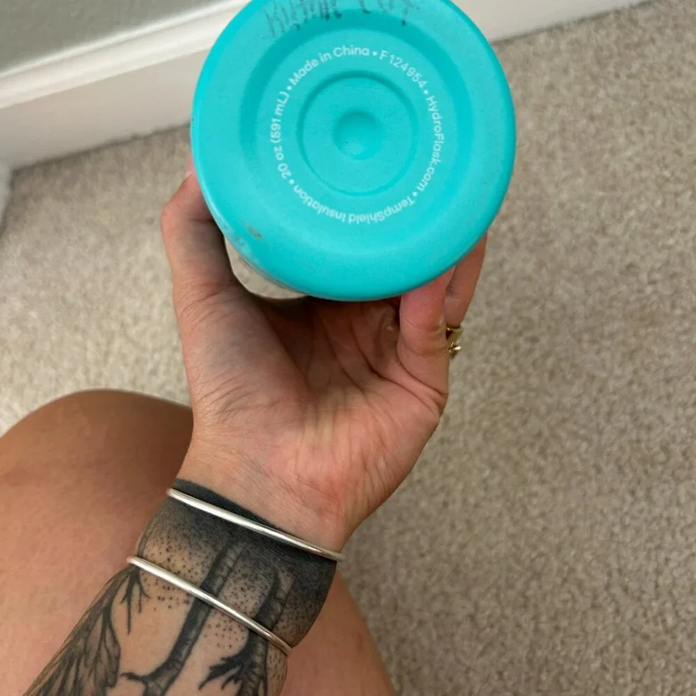 Dutch Bros aqua tumbler